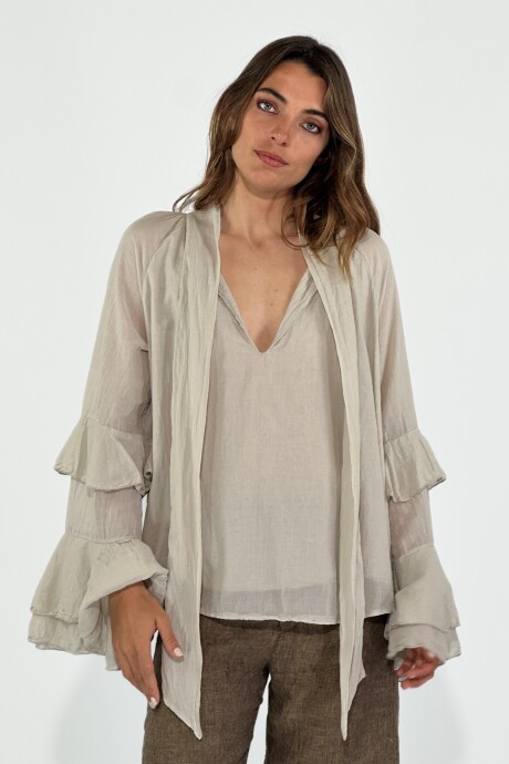 CAMISA CETARA Beige