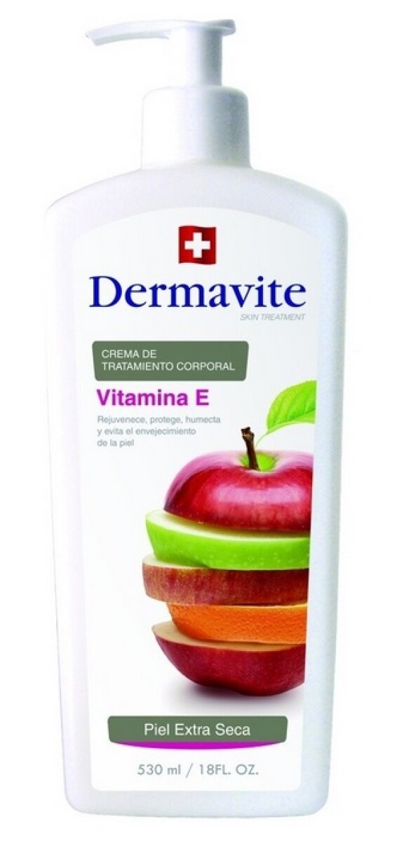CREMA DERMAVITE CORPORAL PIEL SECA CON VITAMINA E VALVULA 530 CC 