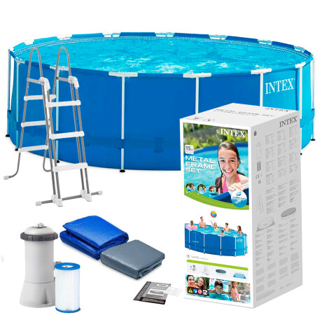 Piscina Intex Estructural 16805 L 457x122cm + Bomba Inx028242
