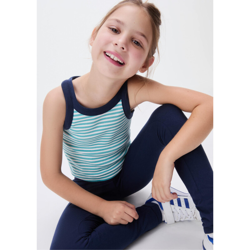 CALCA LEGGING FEM AZUL ESCURO