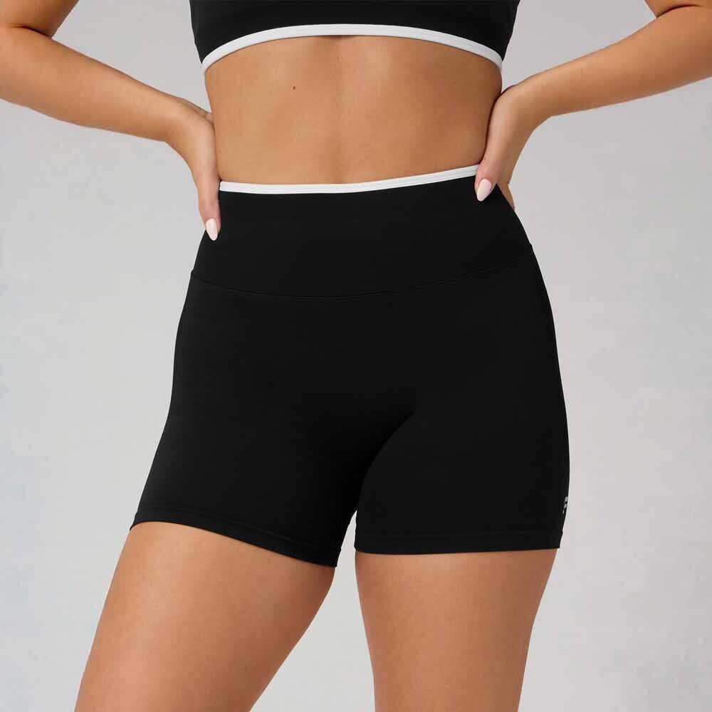 Shorts Seamless Scrunch Short 4" Mujer Black/classic White