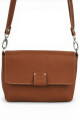 Morral con solapa chico Dulce de Leche