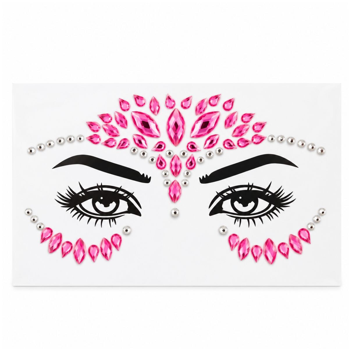Stickers para Rostro - Rosa 