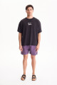 Remera Script Negro