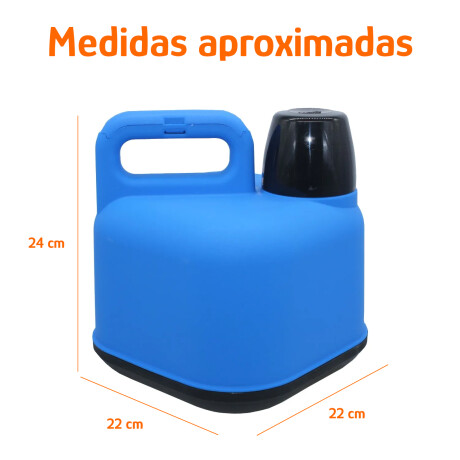 Bidón Térmico 3L Frio/Calor Tapa Manija Reforzada Portátil Azul