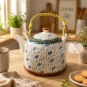 TETERA DE CERAMICA FLOR 900ML TETERA DE CERAMICA FLOR 900ML