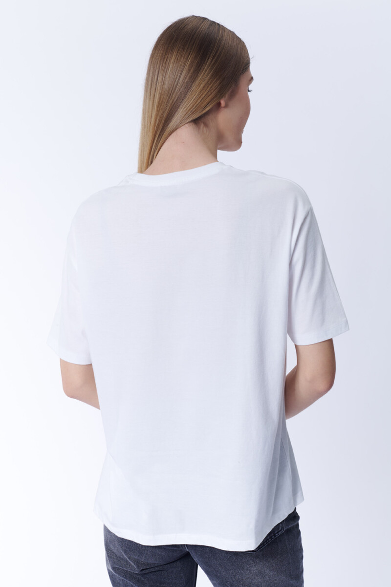 Remera Estampada Go Wild Blanco