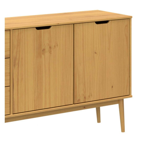 Aparador 2 Puertas 3 Cajones Linea Nordica Roble