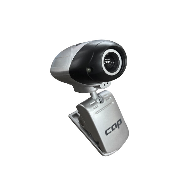 Webcam Camara Web Para Pc Notebook Usb 30fps Regulable Variante Color Gris