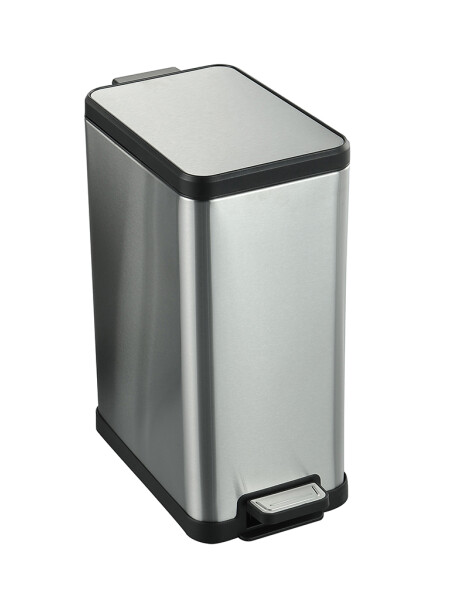 PAPELERA RECT. 18L C/PEDAL ACERO INOX MATE PAPELERA RECT. 18L C/PEDAL ACERO INOX MATE