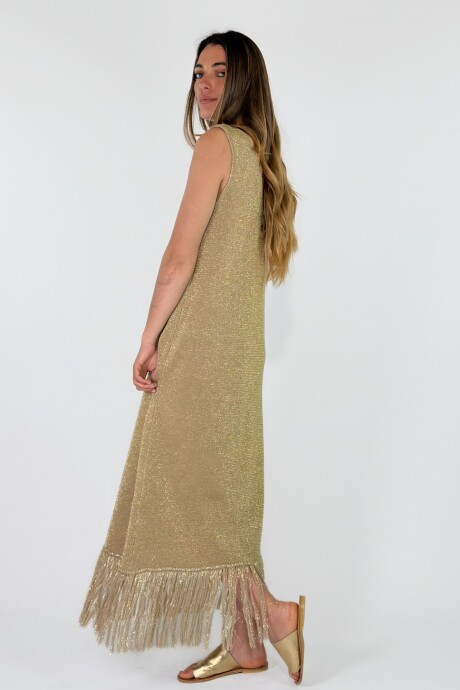 VESTIDO LUMINA Dorado