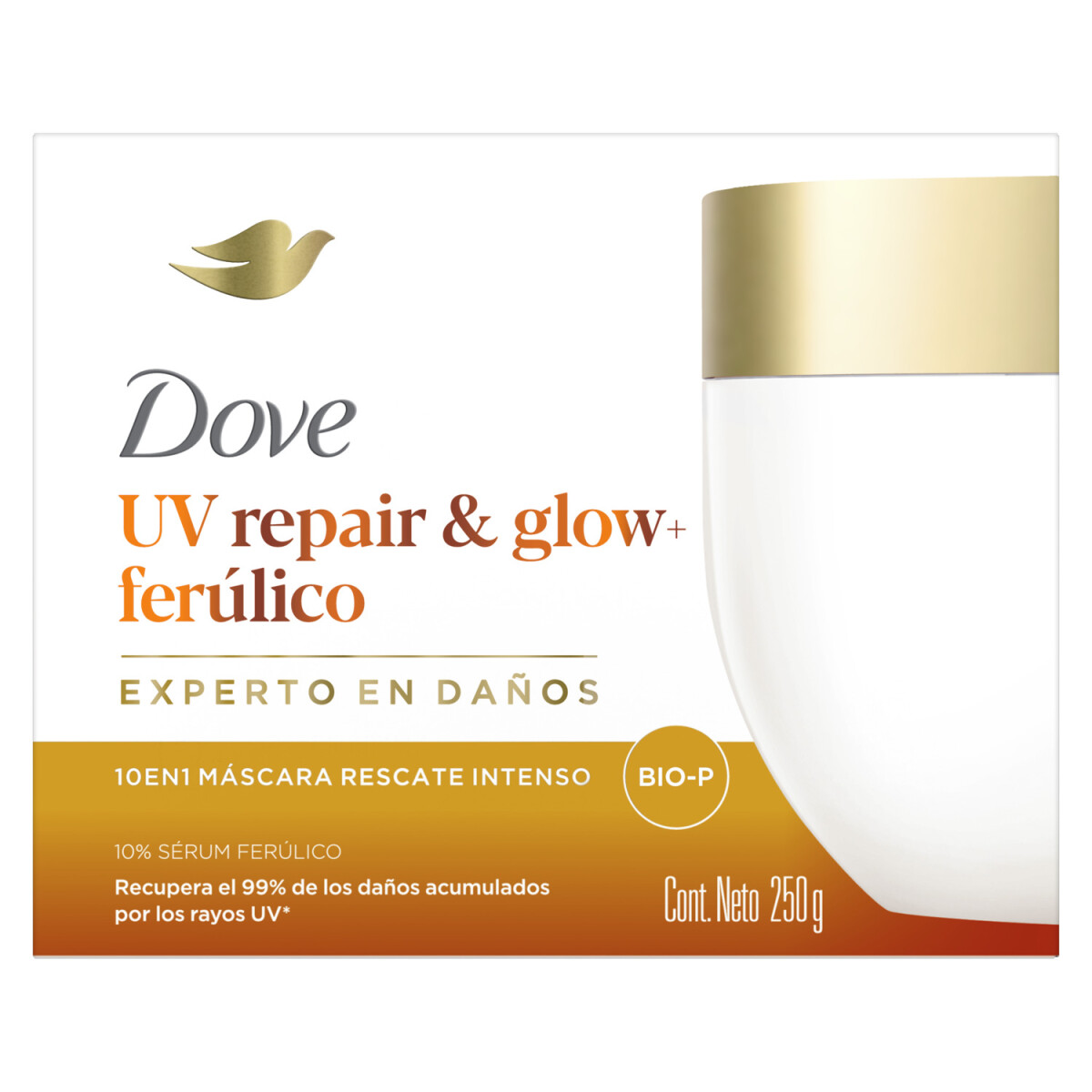 Mascarilla Capilar Dove Uv Repair & Glow + Ferúlico 250g 