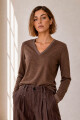 REMERA QUINTO M/L MARRON