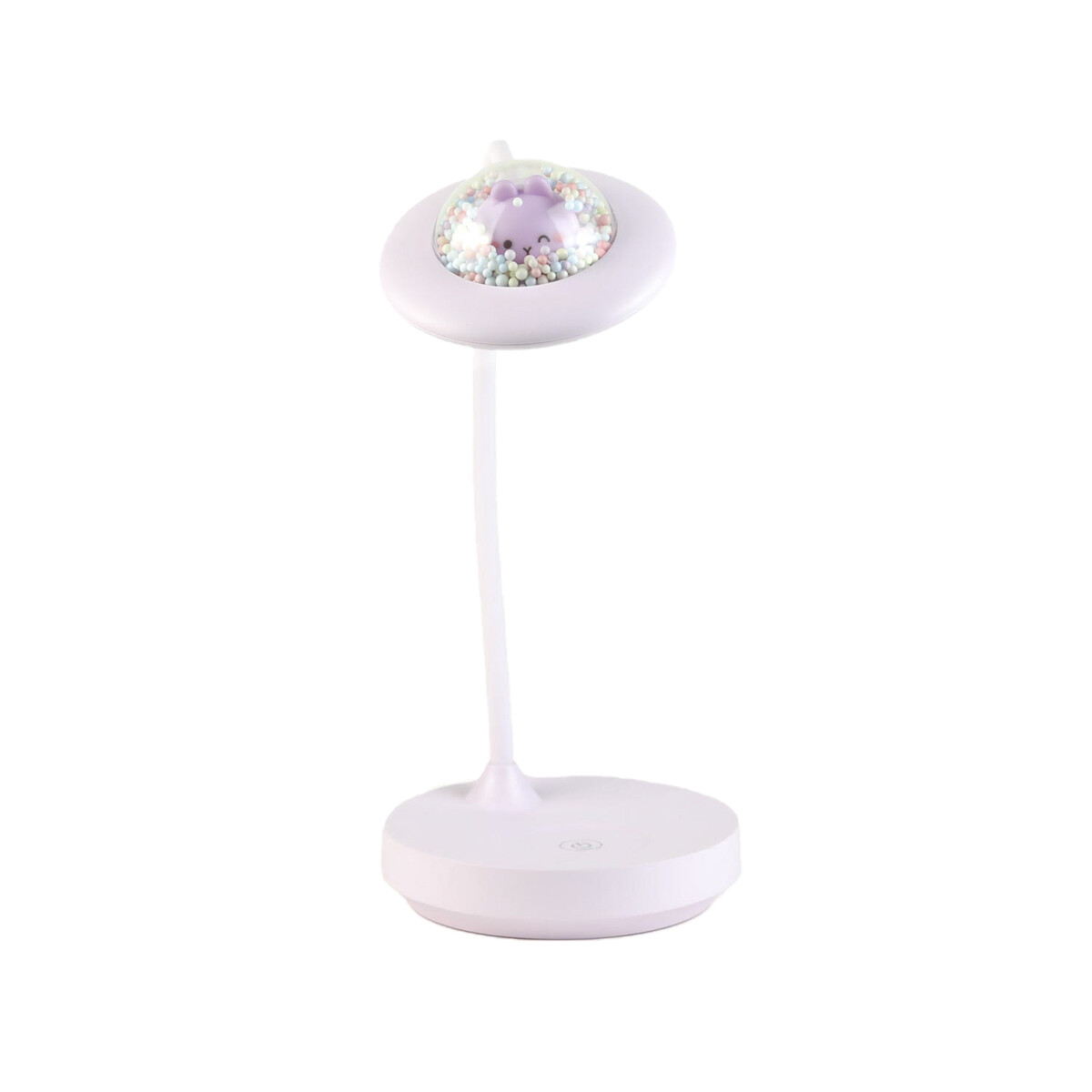 Lámpara Veladora Infantil Animales Flexible - Lila 