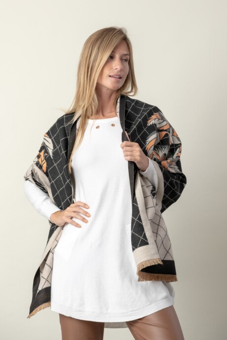 PASHMINA ANNIA Negro