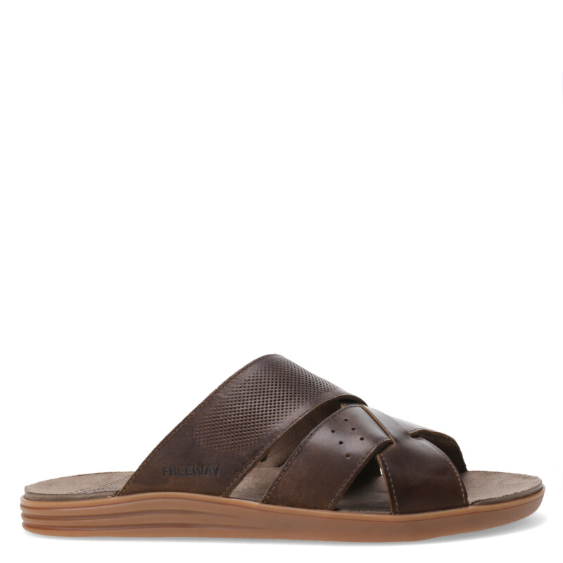 Sandalias de Hombre Freeway Canastra Casual Marrón Habana (Cuero Graso)
