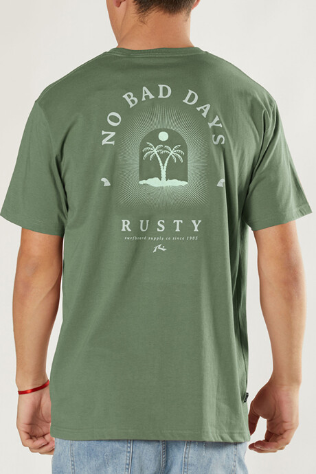 T-SHIRT MIAMI RUSTY Verde Oscuro