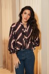 BLUSA AURORA ROUGE NATURAL ZEBRA BLUSA AURORA ROUGE NATURAL ZEBRA