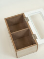 Caja Para Té Tea, 2 Separadores Color Unico