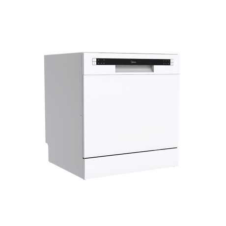 LAVAVAJILLAS BLANCO 8C MIDEA WQP8-3802GW CON GOLPE EN UNA ESQUINA 001