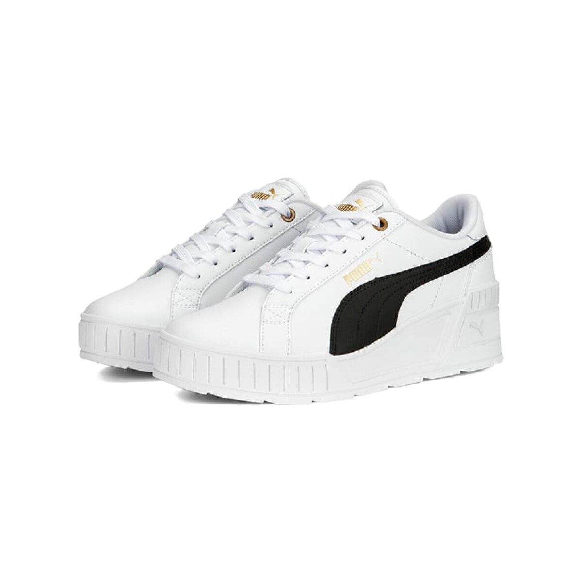 Championes Puma Karmen Wedge de Mujer - 390985 02 - Blanco-negro 