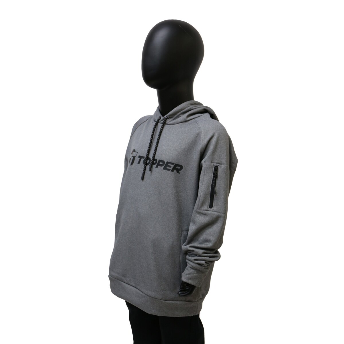 Canguro Infantil Topper Poly Fleece - Gris Melange 