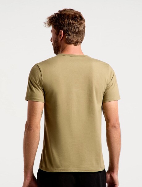 CAMISETA MANGA CORTA SLIM VERDE
