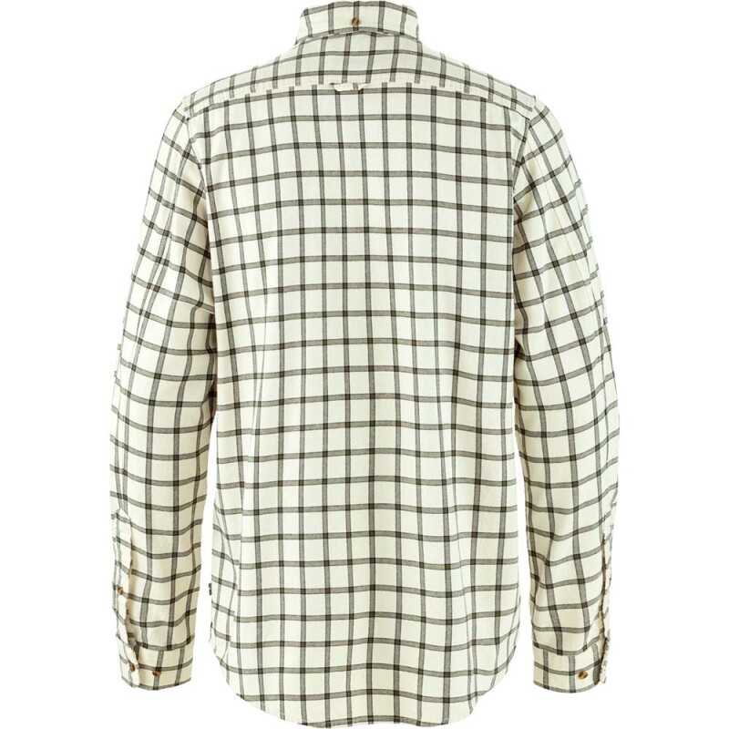 Camisa Fjallraven Ovik Flannel Shirt M Hombre Chalk White-laurel Green