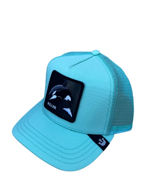 Gorra Goorin Bros Trucker Baseball - The Killer Orca Verde Agua