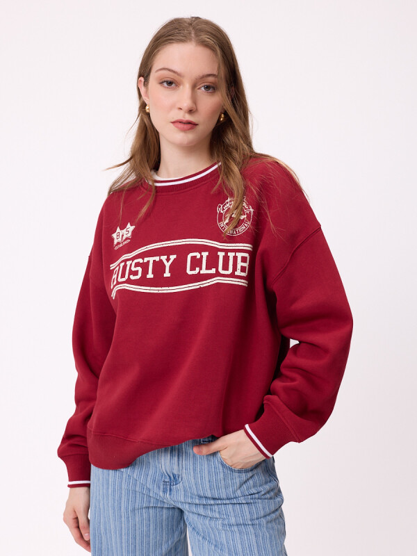 SWEATER CHERBU RUSTY Rojo