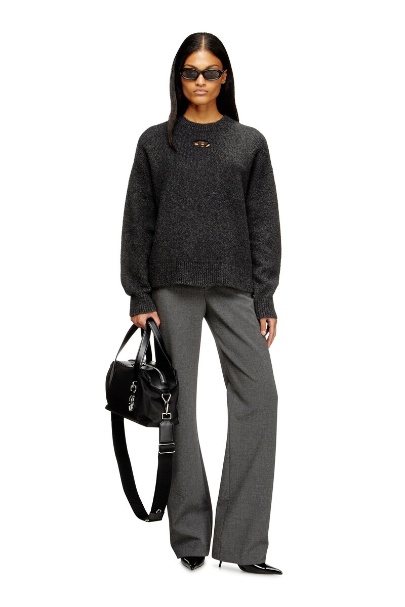 Polerones Para Mujer M-Areeta Knitwear Gris Oscuro