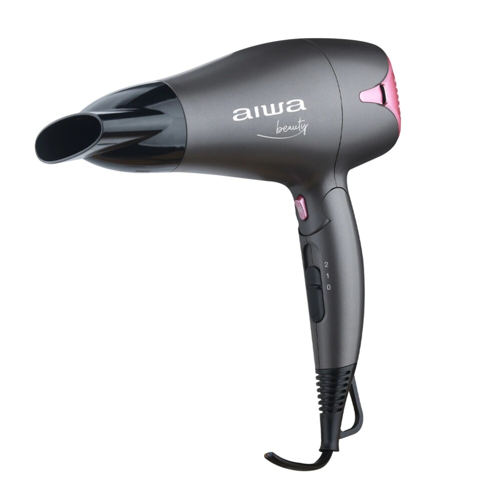 Secador de Pelo Aiwa AW-THD1839 Plegable 1800W (AW-THD1839) AIWA - SECADOR PELO PLEG.S/FRIZZ 2 VEL.1800W (CH)