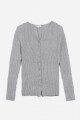 Cardigan clásico GRIS