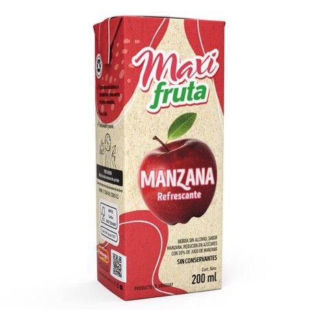 JUGO DE MANZANA MAXI FRUTA 200ML 001