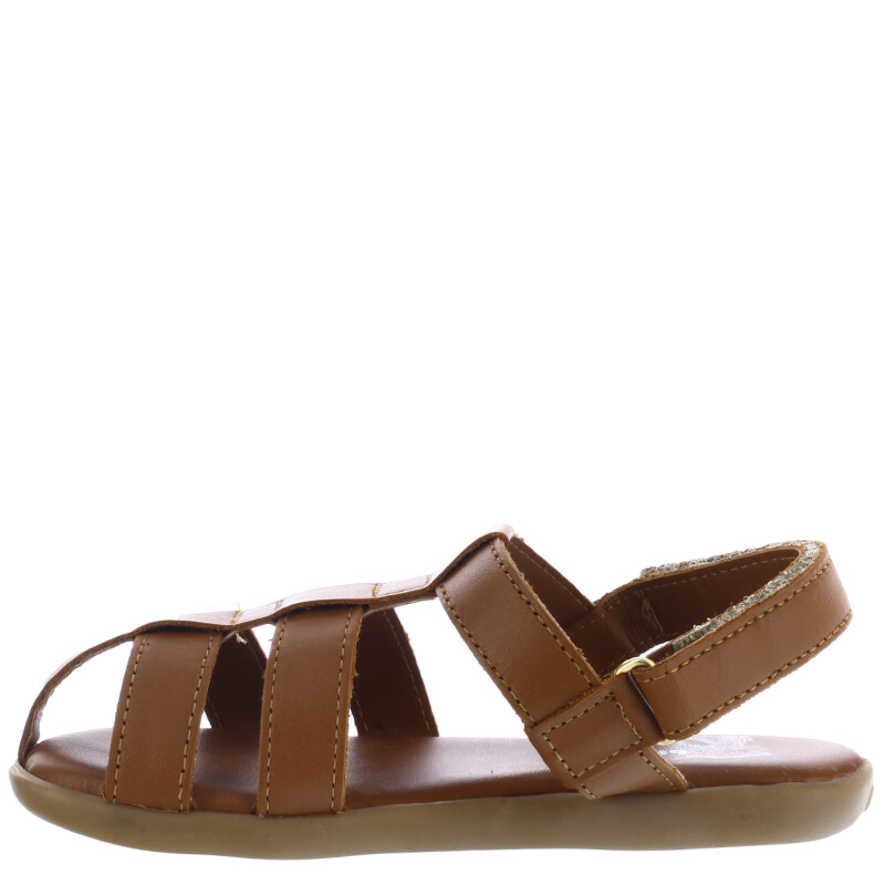 Sandalia de Niños Bibi Baby Soft Marrón Caramelo