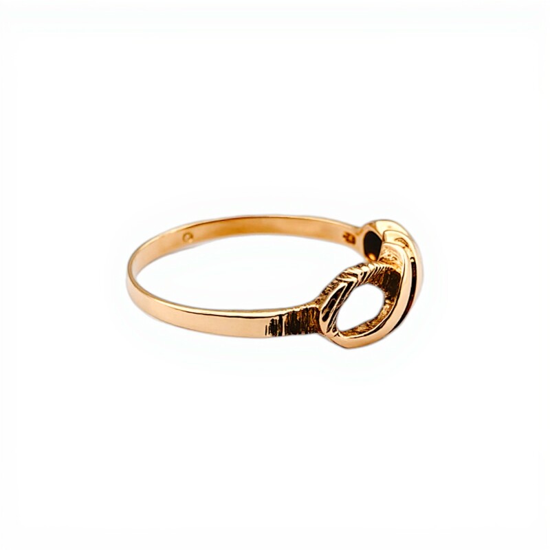 Anillo Croissant-Oro bajo-Sin Piedra-AN8180 sinpiedra
