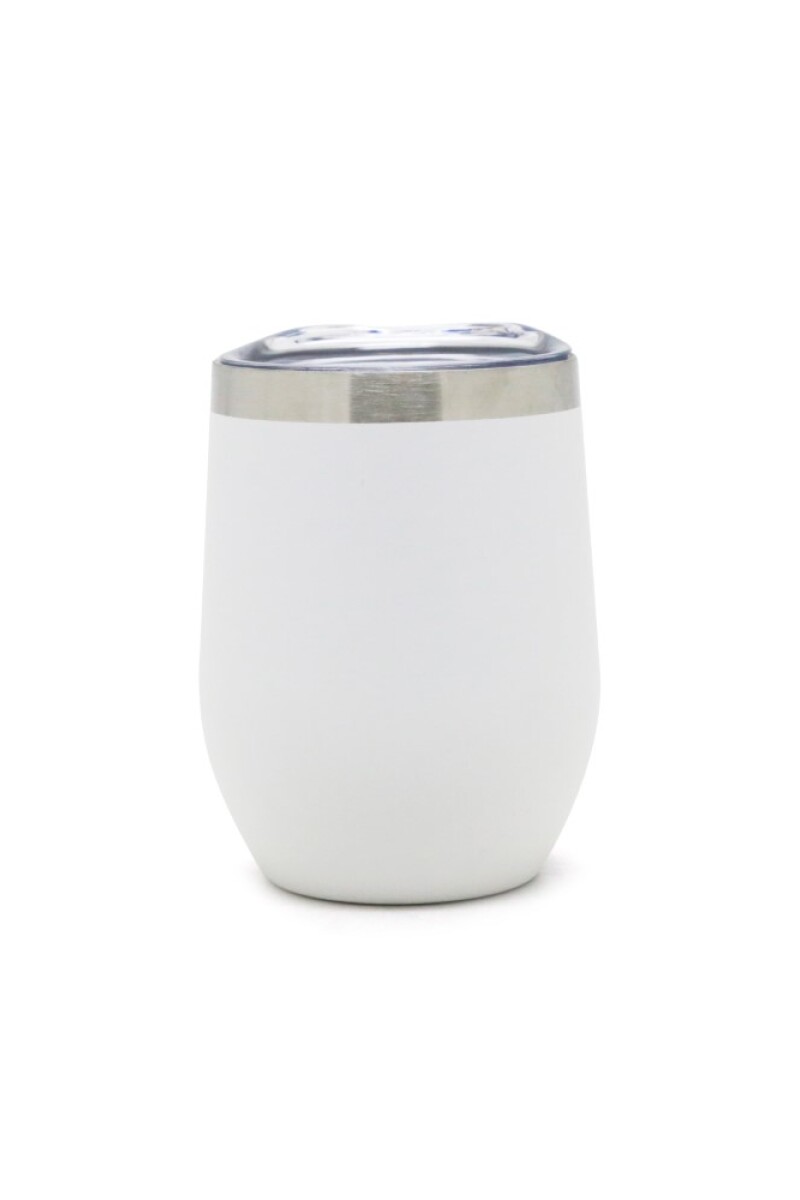 Mate y tapa de Acero - Discovery Blanco
