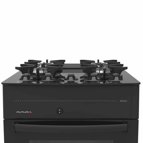 COCINA NEGRO GAS MASSIMA