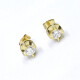 Caravanas En Oro 18K Y Brillantes Caravanas En Oro 18K Y Brillantes