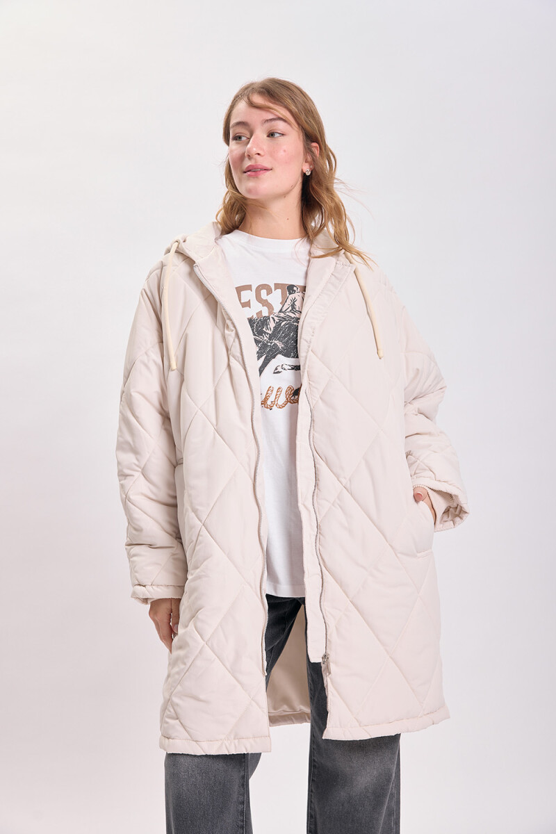 Campera capitoneada - Crudo 