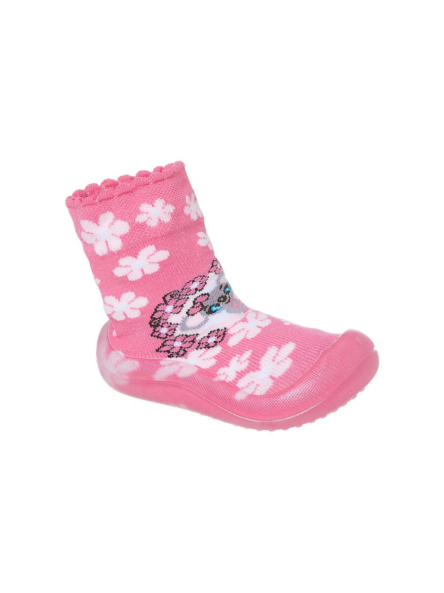 Medias Con Goma - Rosa 