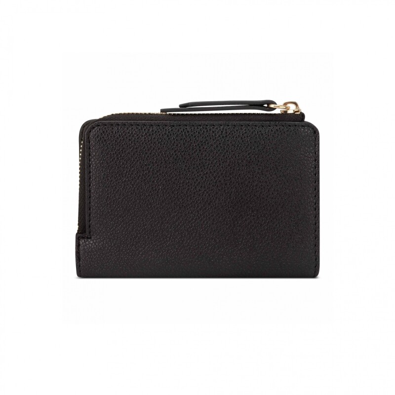 Small Leather Good Lockup 9 Slg Small Zip Around Black