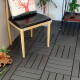 Piso deck encastrable 9 Unidades MARRON CLARO
