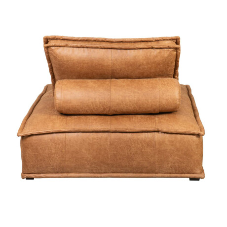 SOFÁ MODULAR PU MARRON ELEMENT CAMEL