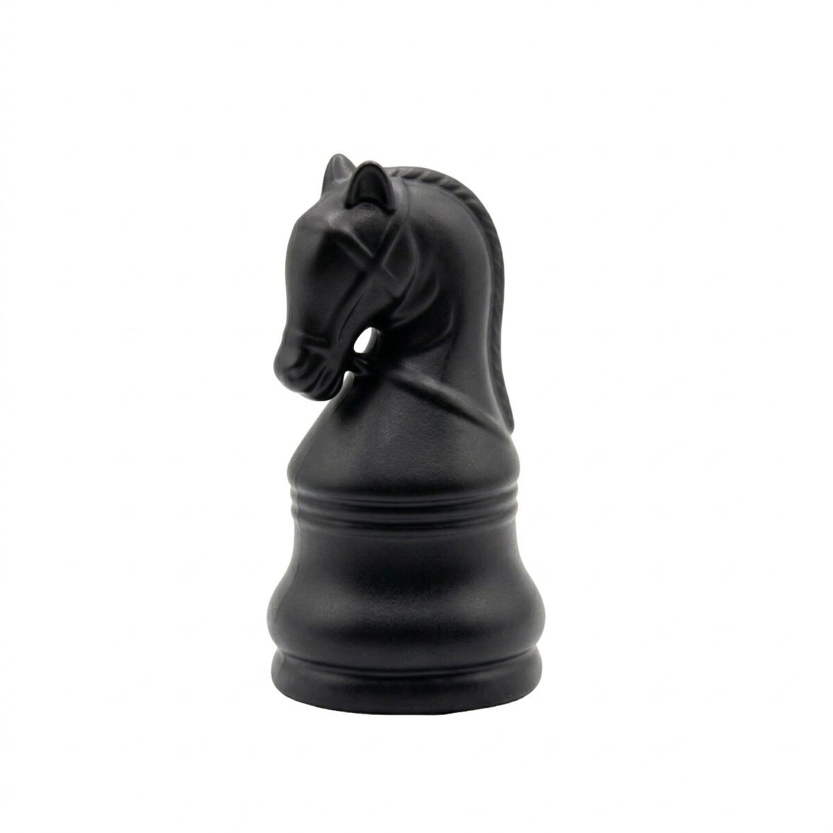 FIG CERAMICA AJEDREZ CABALLO NEGRO 8.5X16CM 