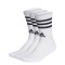 Medias Adidas Caña Media 3 Tiras X3 Blanco