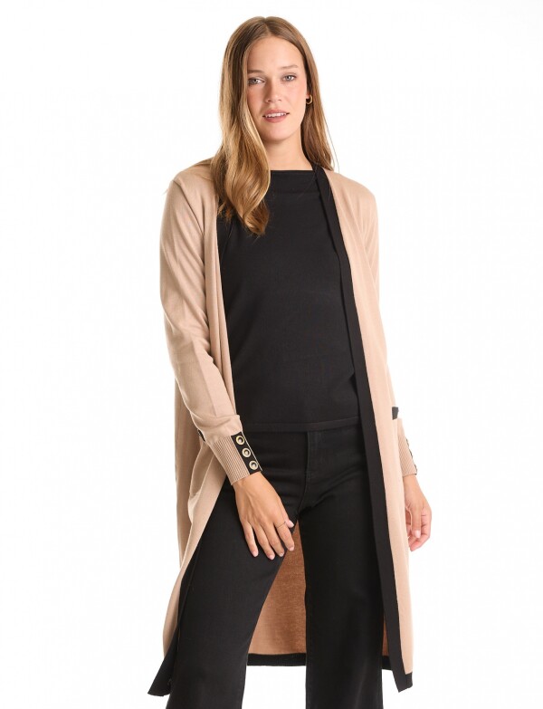 Cardigan Largo BEIGE