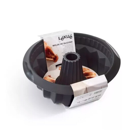 Molde Savarín Hondo 22 cm Negro