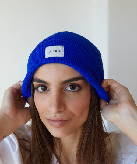 BEANIE STRETCH AZUL