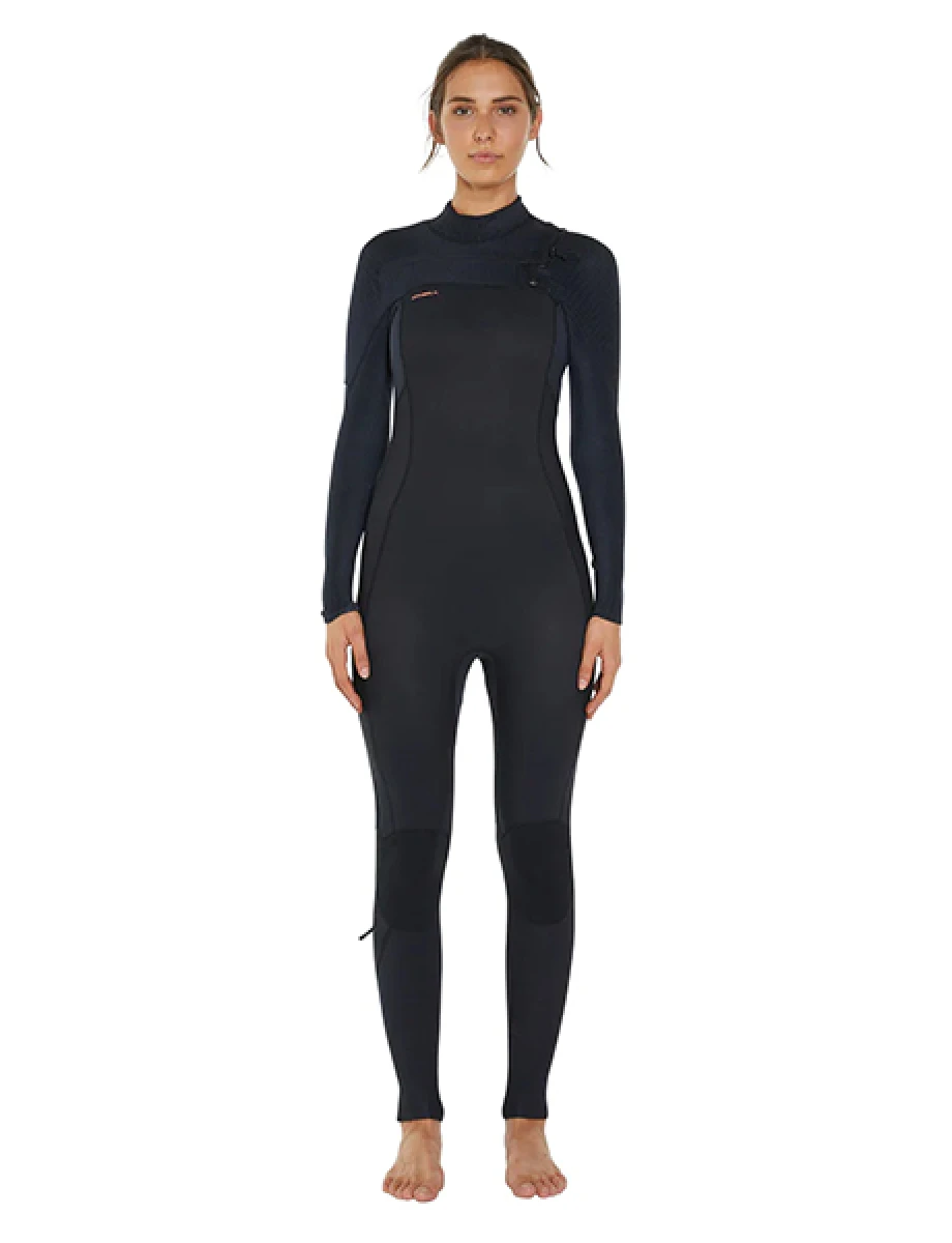 Hyperfreak Dama 4/3+ mm - Chest Zip - Negro 